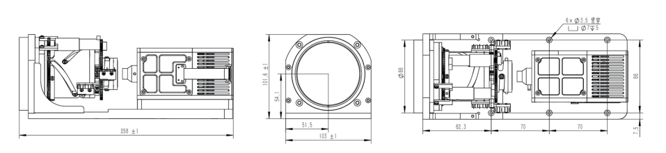 同轴长寿命连续变焦制冷型红外热像仪